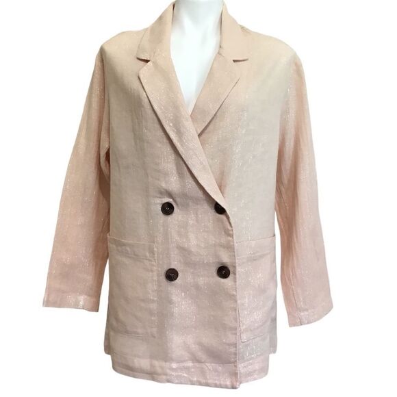 Anthropologie Amadi Kaye Blazer Double Breast New Size Medium - Picture 2 of 10